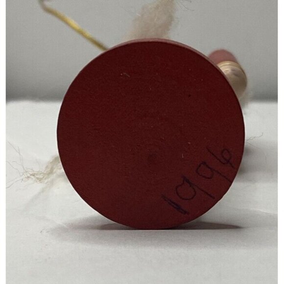 Vintage Wooden Nutcracker Christmas Ornament 1996 Hand Painted - Picture 9 of 9